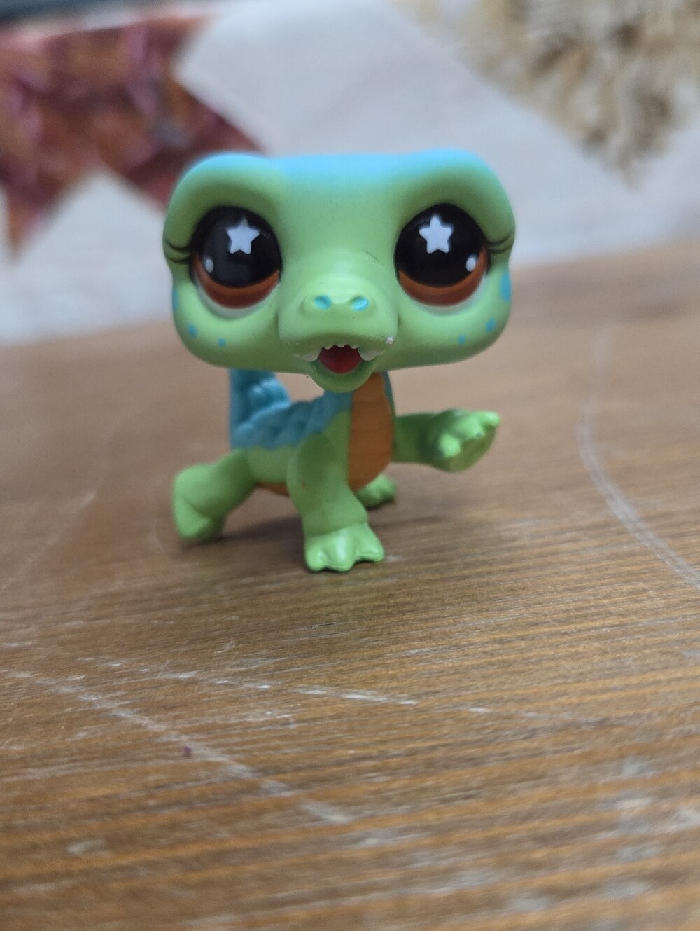 Littlest Pet Shop LPS Aligator Crocodile Figure Collectible